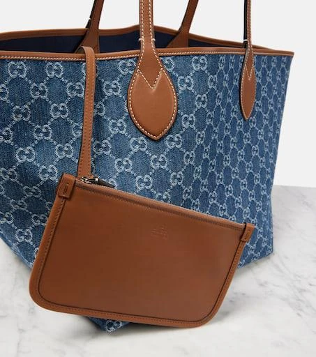Gucci Totissima GG Medium denim tote bag 商品