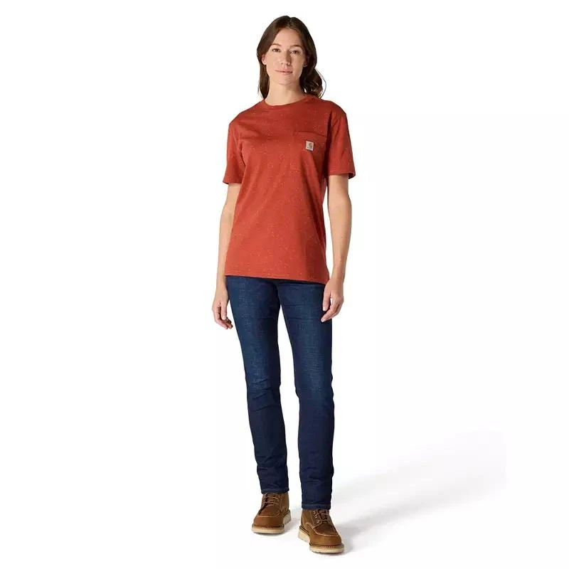 商品Carhartt|Carhartt Women's WK87 Workwear Pocket SS T-Shirt,价格¥163,第2张图片详细描述