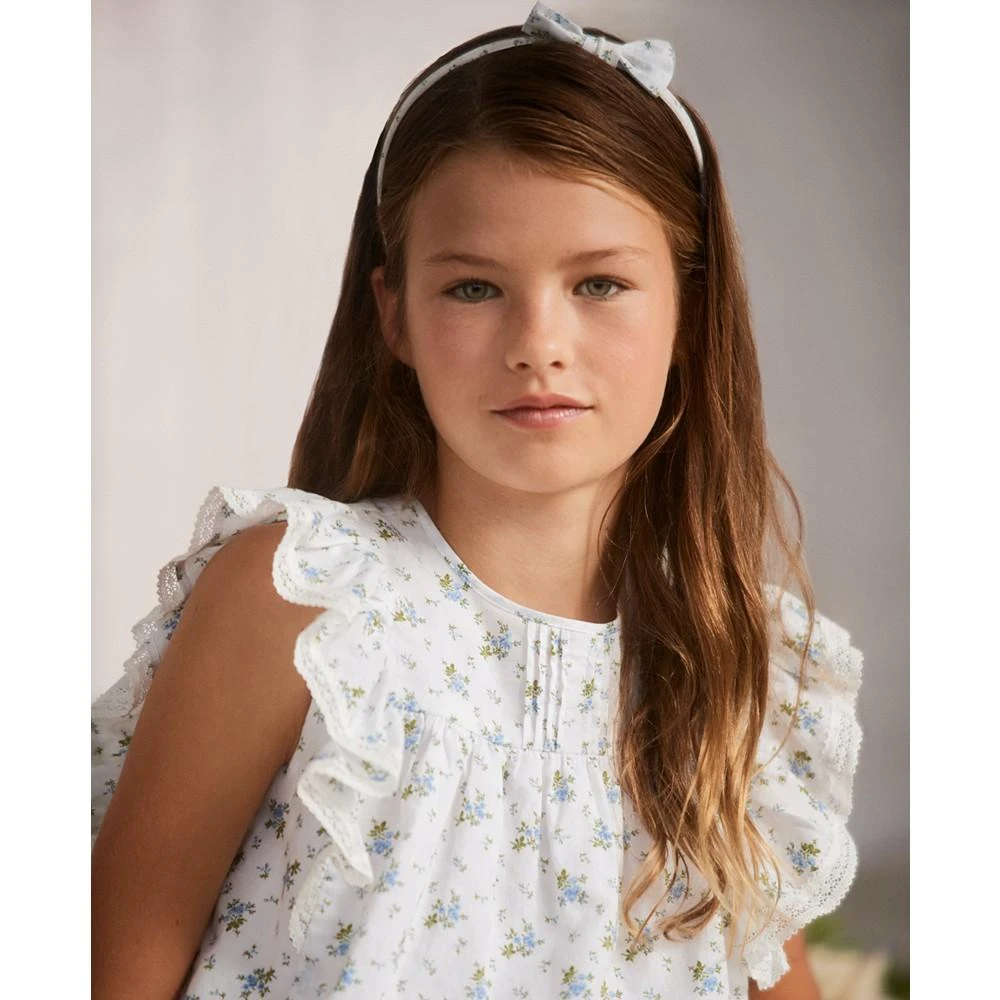 商品Ralph Lauren|Big Girls Floral Print Batiste Top and Skirt Set,价格¥736,第4张图片详细描述