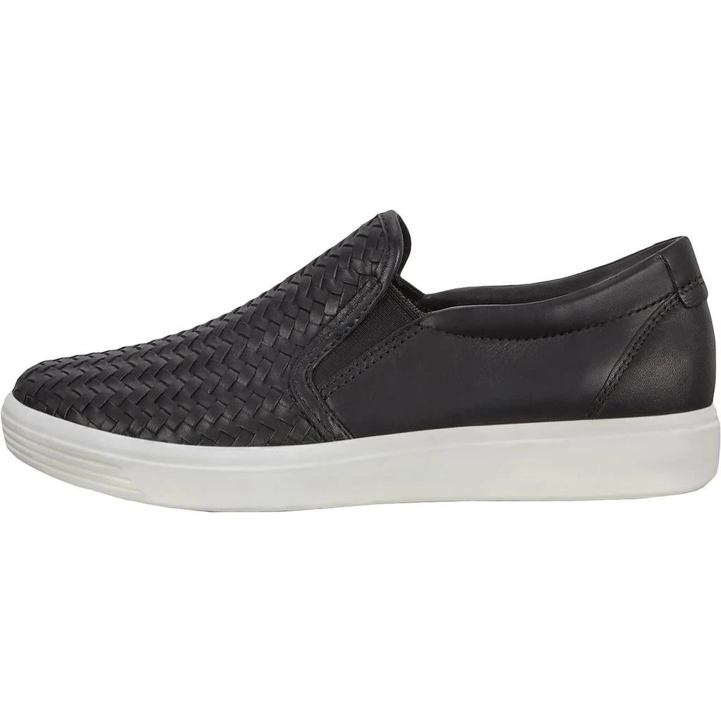 商品ECCO|ECCO Womens Soft 7 Leather Low Top Slip-On Sneakers,价格¥598,第4张图片详细描述