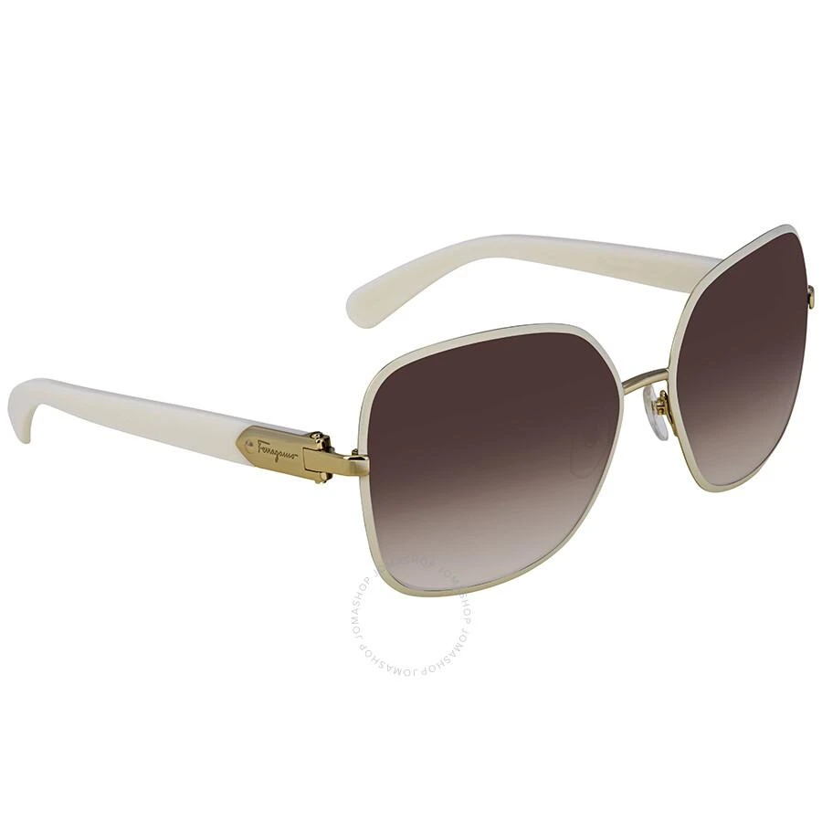 商品Salvatore Ferragamo|Brown Square Ladies Sunglasses SF150S 721 59,价格¥478,第3张图片详细描述