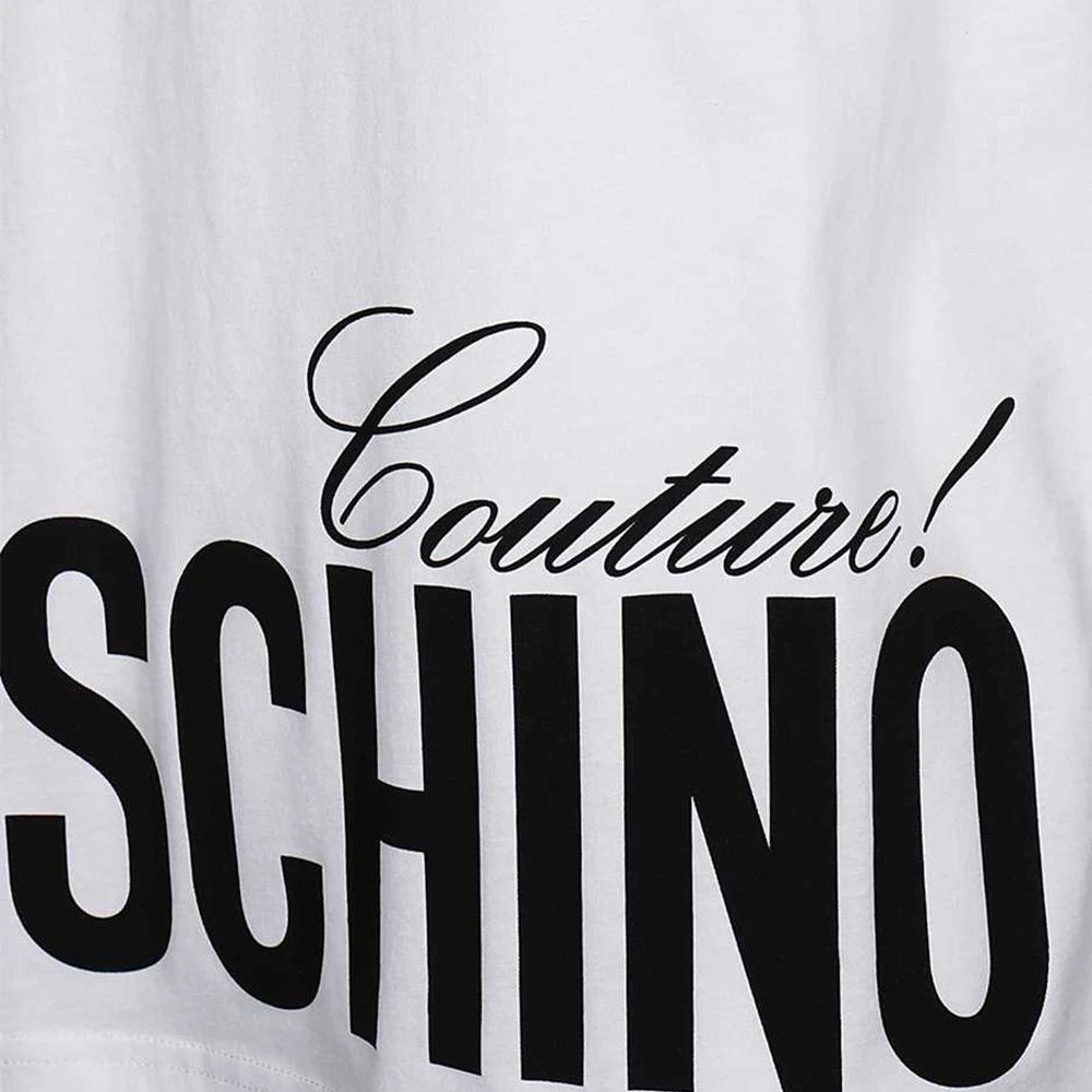 MOSCHINO 白色女士T恤 EA0703-0540-1001 商品
