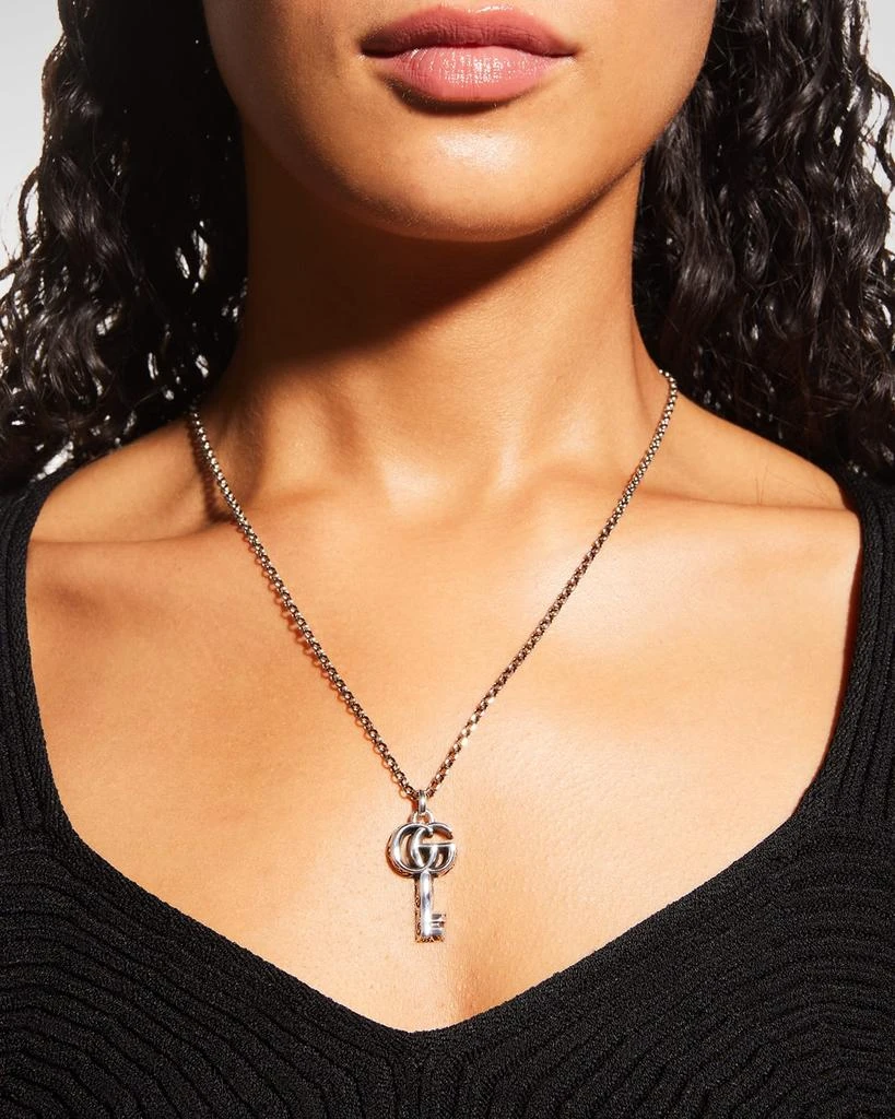 商品Gucci|GG Marmont Key Pendant Necklace,价格¥2854,第2张图片详细描述