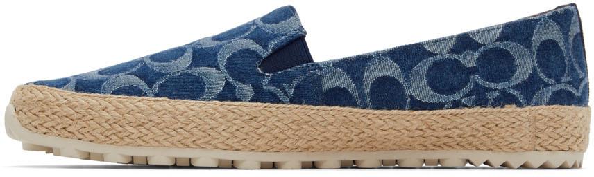 Navy Signature Denim Espadrilles商品第3张图片规格展示