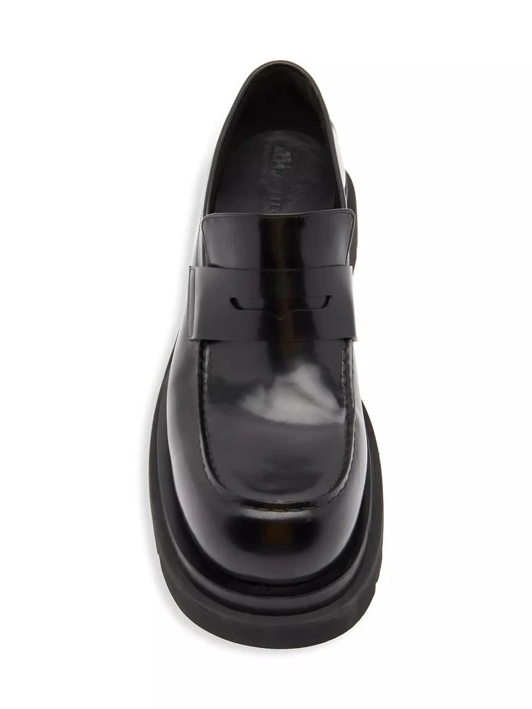 商品Bottega Veneta|Lug Leather Loafers,价格¥5805,第5张图片详细描述