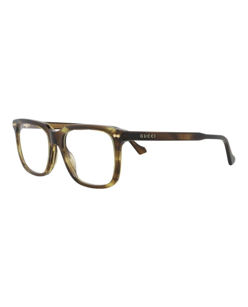 商品Gucci|Square-Frame Acetate Optical Frames,价格¥913,第2张图片详细描述