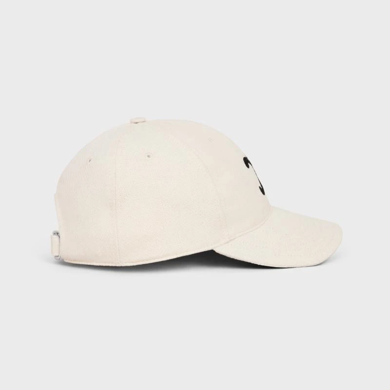 商品Celine|【预售3-7天】CELINE赛琳 男士米色羊毛帽子,价格¥4426,第5张图片详细描述