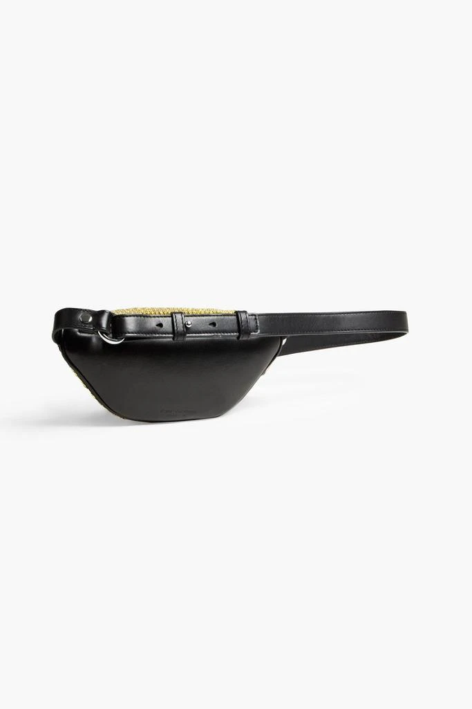 商品Alexander Wang|Attica crystal-embellished leather belt bag,价格¥3334,第3张图片详细描述