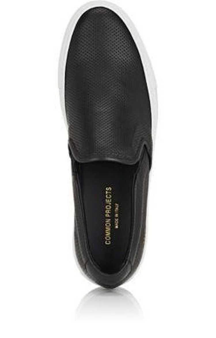 商品Common Projects|Perforated Leather Slip-On Sneakers,价格¥3282,第4张图片详细描述