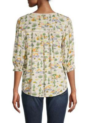 商品Democracy|Dessert-Print Top,价格¥119,第2张图片详细描述