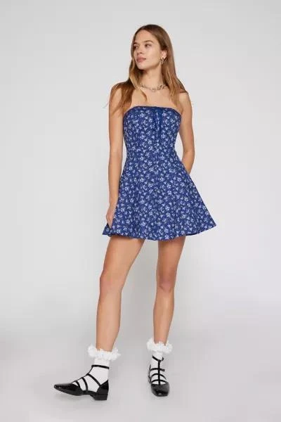 商品Kimchi Blue|Kimchi Blue Addison Strapless Fit & Flare Mini Dress,价格¥375,第4张图片详细描述