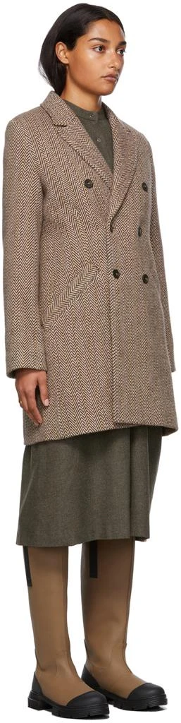 商品A.P.C.|Brown Joan Double-Breasted Coat,价格¥1882,第2张图片详细描述
