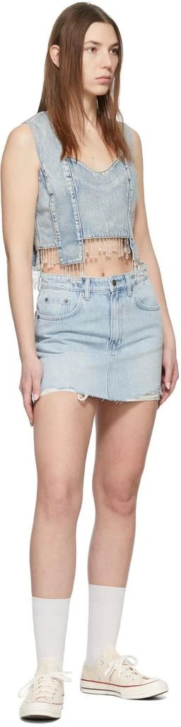 商品Ksubi|Blue Model Sliced Skirt,价格¥334,第4张图片详细描述