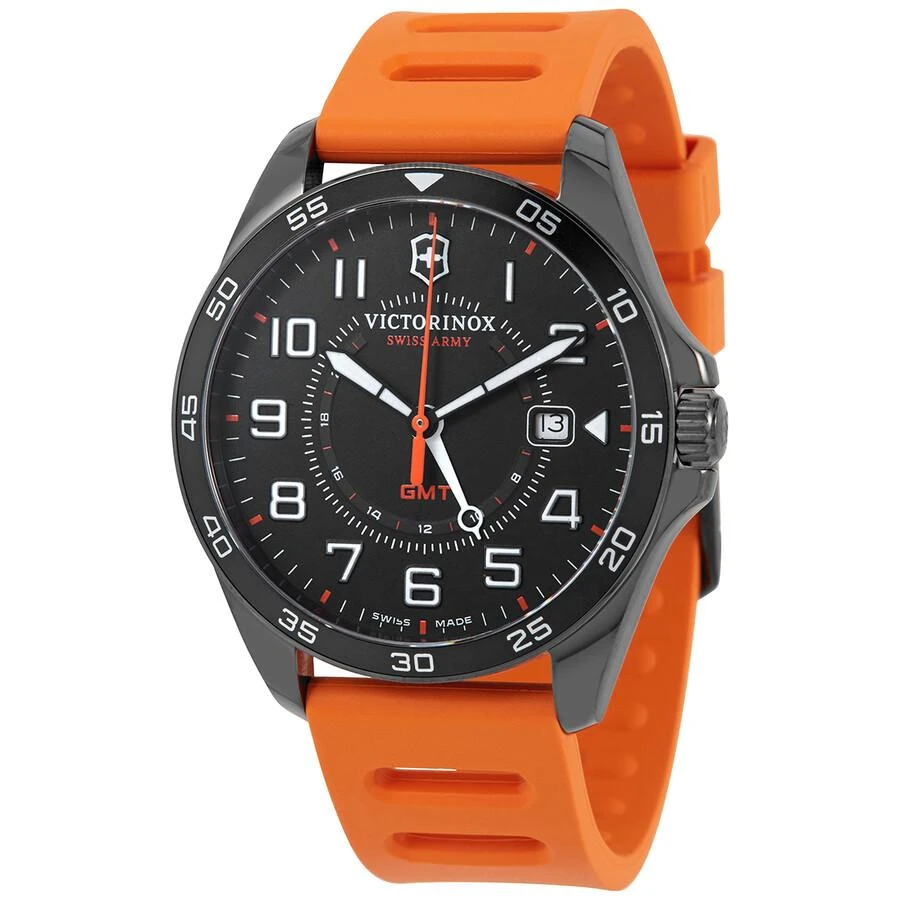 商品Victorinox|FieldForce Sport GMT Quartz Black Dial Men's Watch 241897,价格¥2213,第1张图片