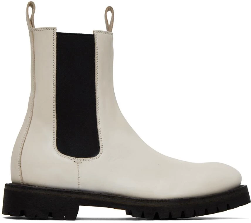 商品Officine Creative|White Issey 002 Chelsea Boots,价格¥1232,第1张图片