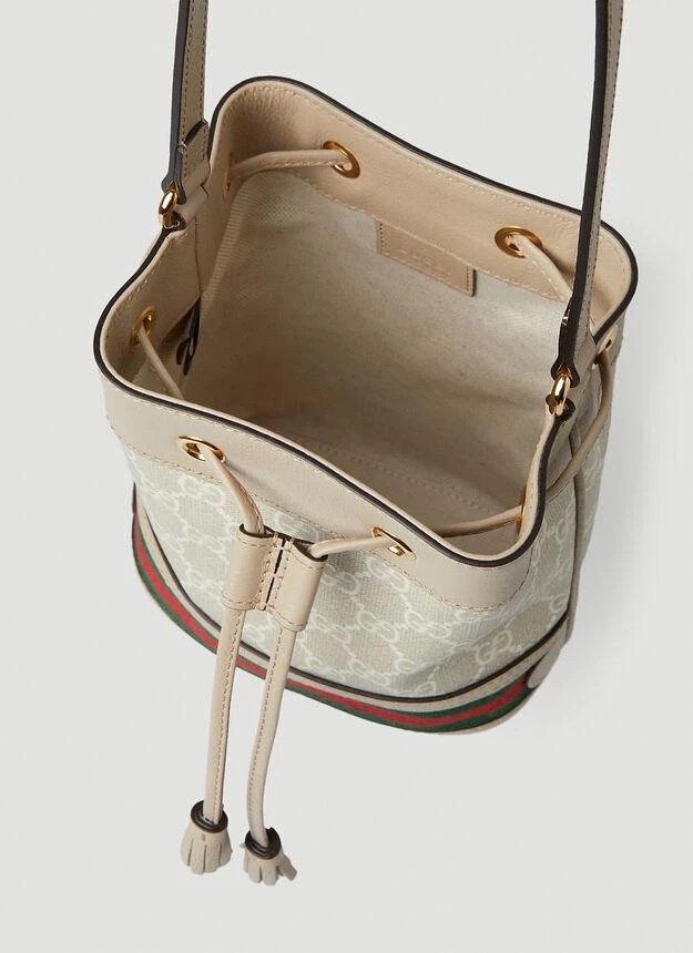 商品Gucci|Ophidia GG Bucket Shoulder Bag in Beige,价格¥12506,第5张图片详细描述