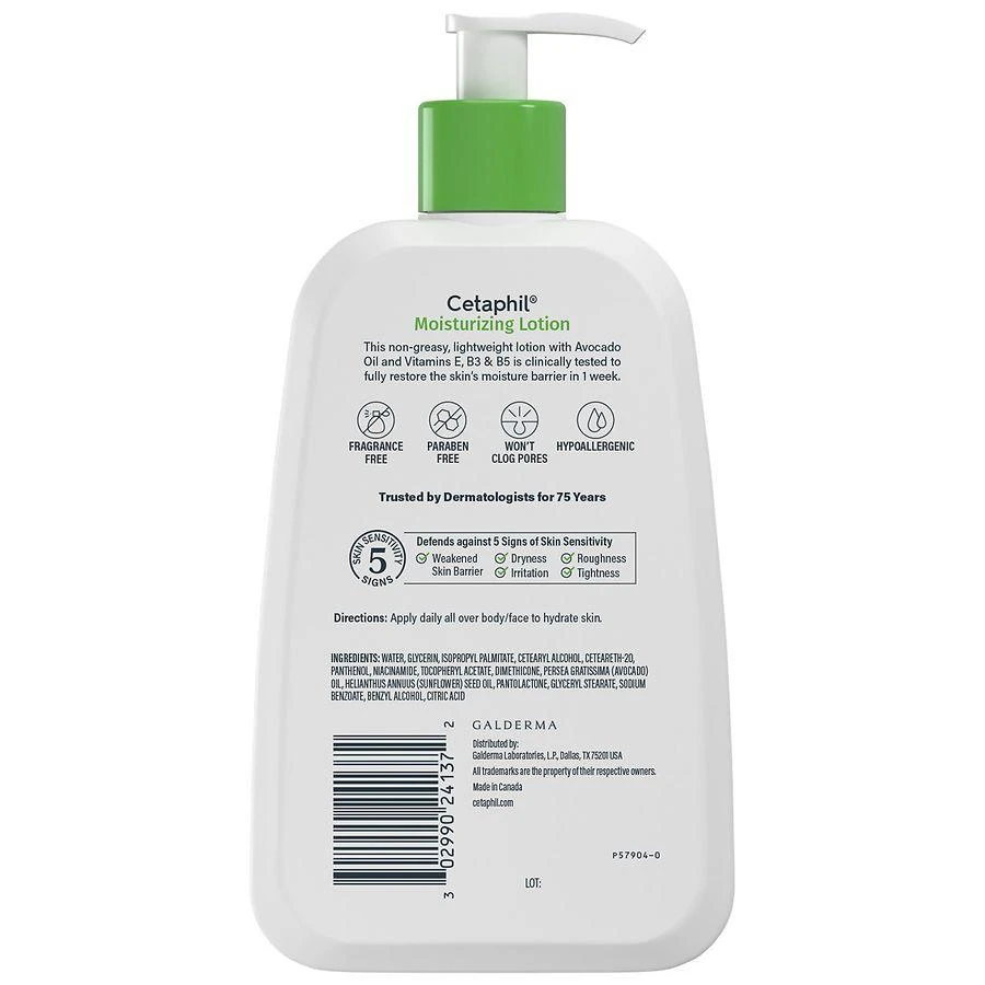 商品Cetaphil|Moisturizing Lotion Unscented,价格¥89,第3��张图片详细描述