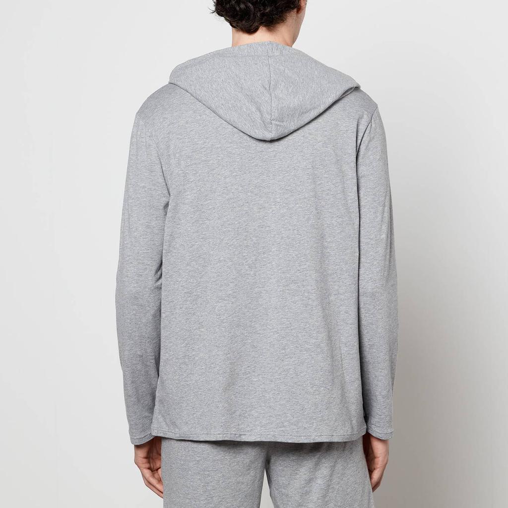 BOSS Bodywear Men's Identity Hooded Long Sleeve Top - Medium Grey商品第2张图片规格展示