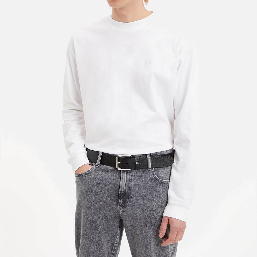 Calvin Klein Jeans Round Classic Logo-Printed Leather Belt商品第2张图片规格展示