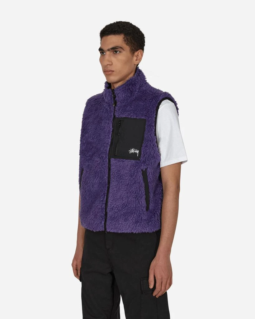 商品STUSSY|Sherpa Vest Purple,价格¥1139,第2张图片详细描述