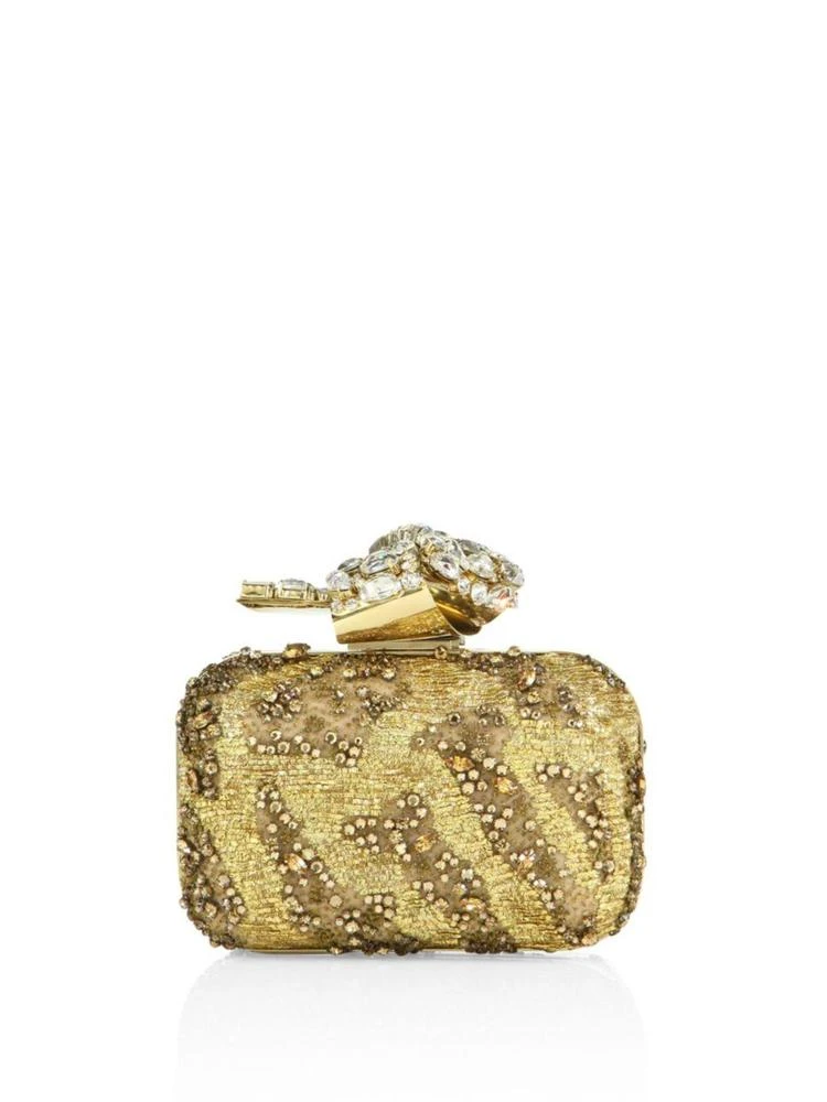 商品Jimmy Choo|Jimmy Choo - Woven Crystal-Embroidered Clutch,价格¥26000,第1张图片