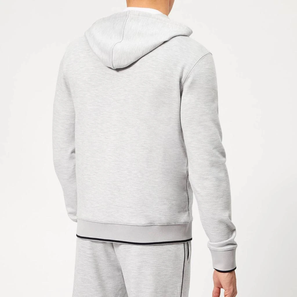 商品Armani Exchange|Armani Exchange Men's Small Logo Zip Hoody - Heather Grey,价格¥344,第2张图片详细描述