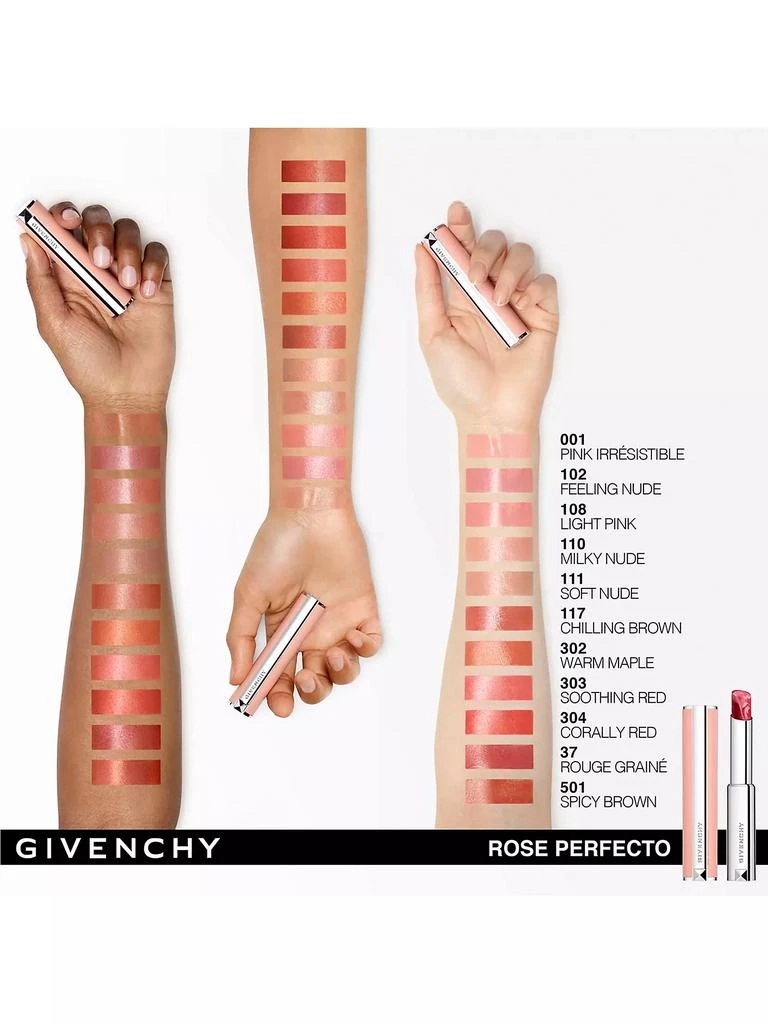 商品Givenchy|Rose Perfecto Plumping Lip Balm 24H Hydration,价格¥293,第5张图片详细描述