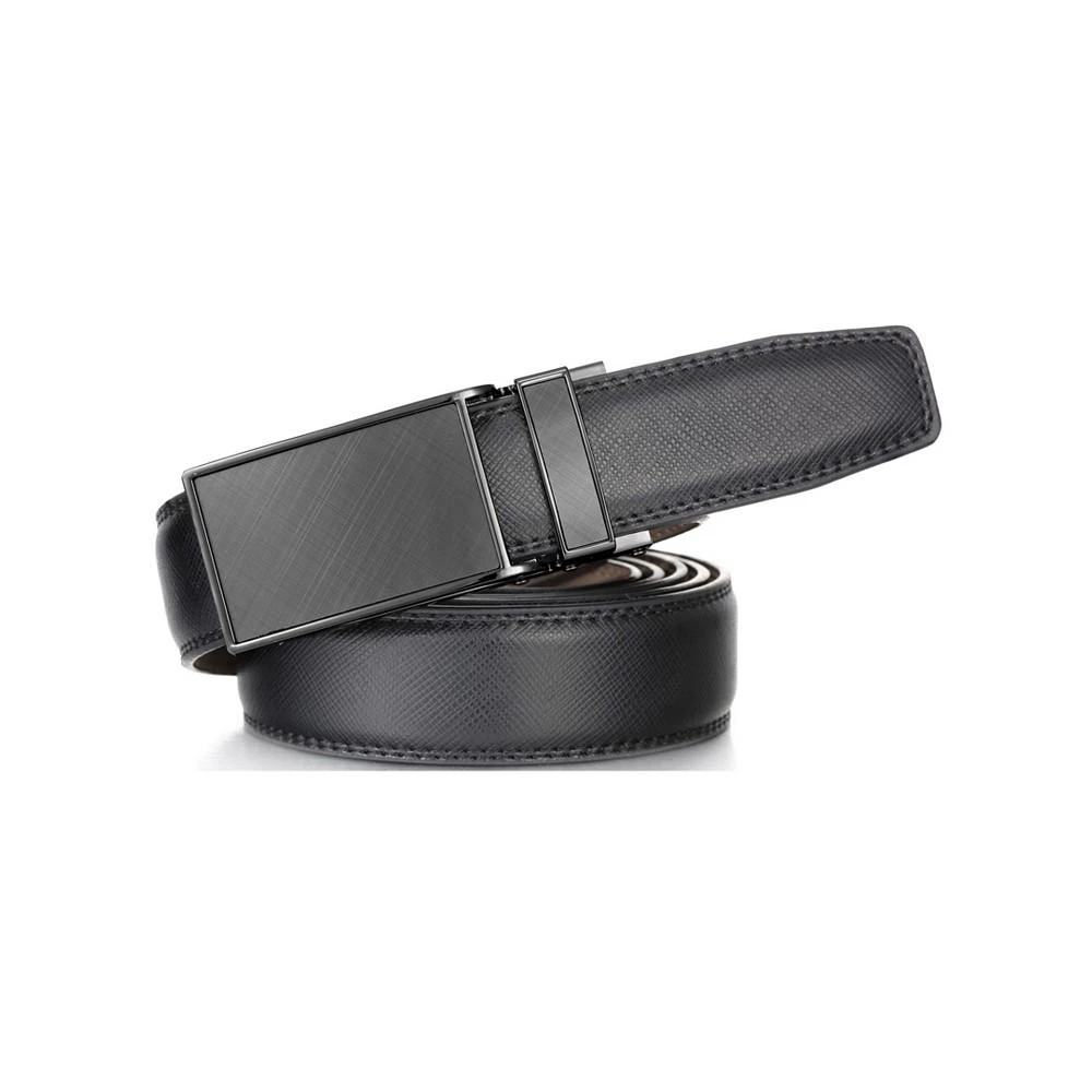 商品Mio Marino|Men's Linxx Designer Ratchet Leather Belt,价格¥187,第2张图片详细描述