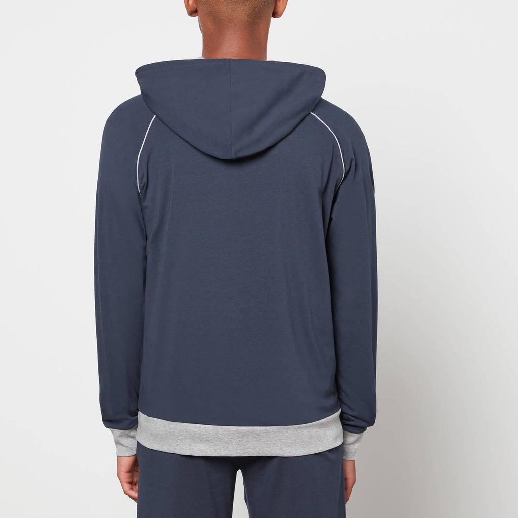 商品Hugo Boss|BOSS Bodywear Men's Mix&Match Hooded Jacket - Dark Blue,价格¥609,第4张图片详细描述