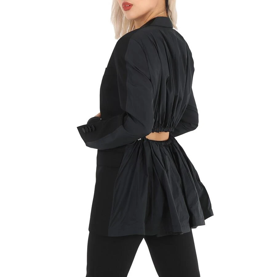 商品Burberry|Black Wool And Taffeta Cut-out Back Tuxedo Jacket,价格¥3072,第3张图片详细描述