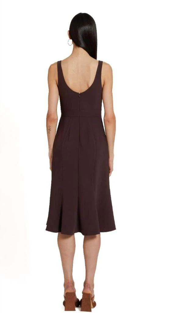 商品Amanda Uprichard|Campania Dress In Cocoa,价格¥1192,第3张图片详细描述