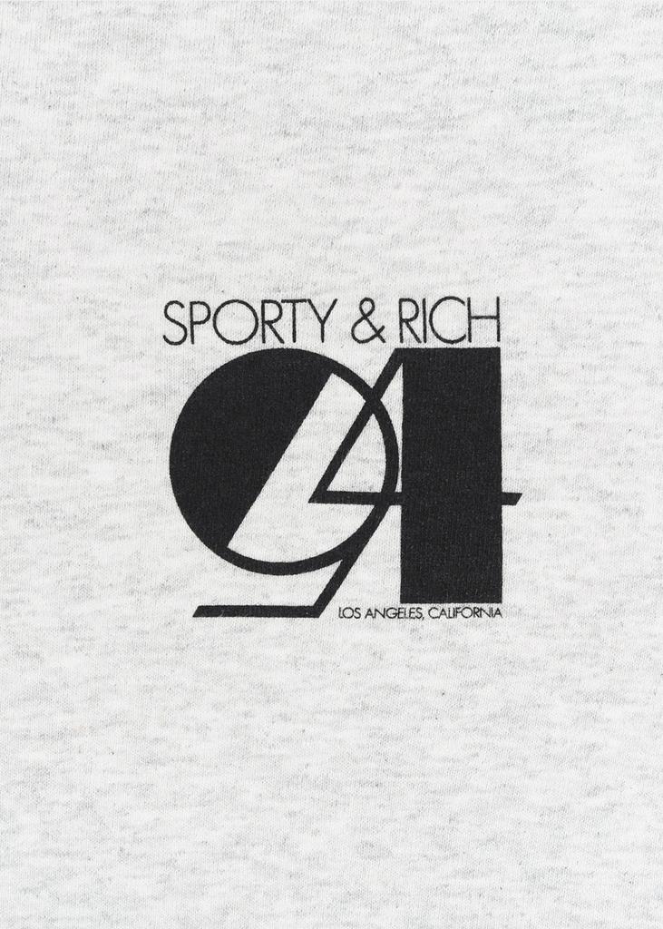 Sporty & Rich Heather Grey Studio Sweatshirt商品第3张图片规格展示