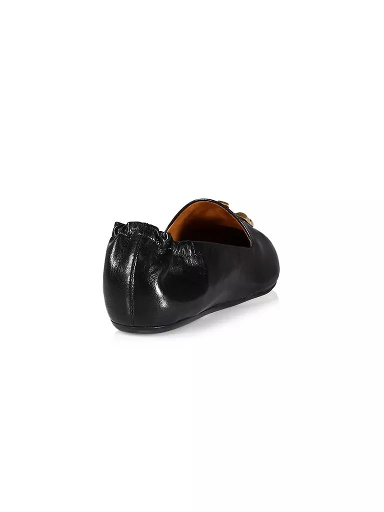 商品Tory Burch|Eleanor Logo Leather Loafers,价格¥841,第3张图片详细描述