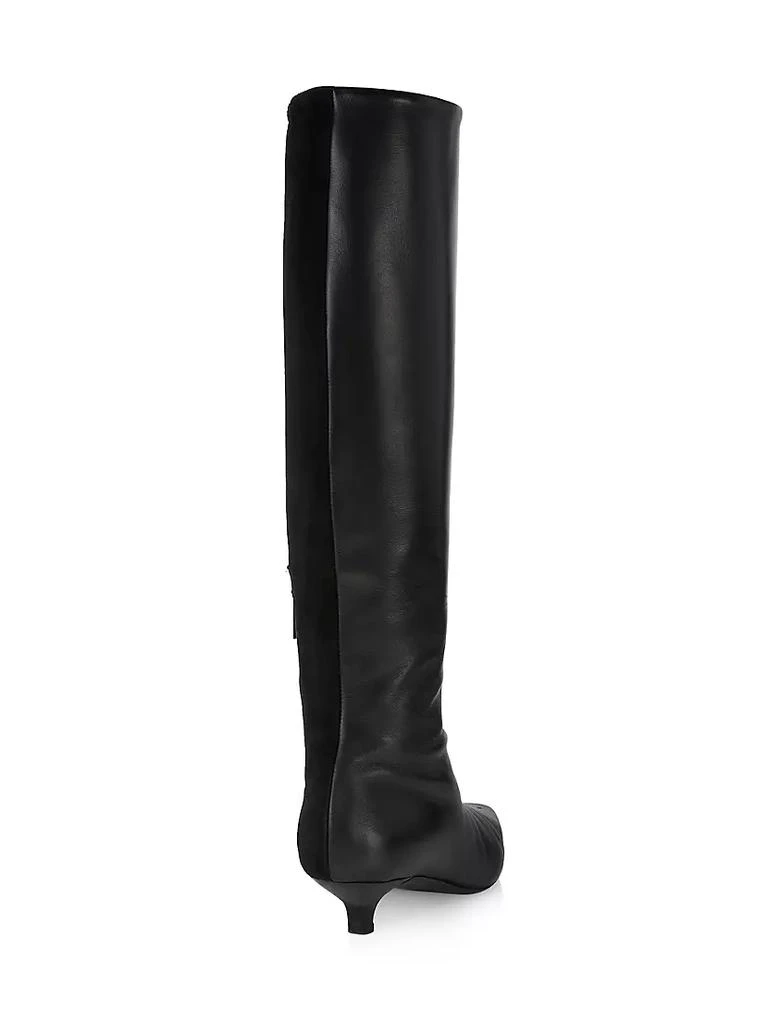 商品Totême|The Slim 50MM Leather Knee-High Boots,价格¥7749,第3张图片详细描述