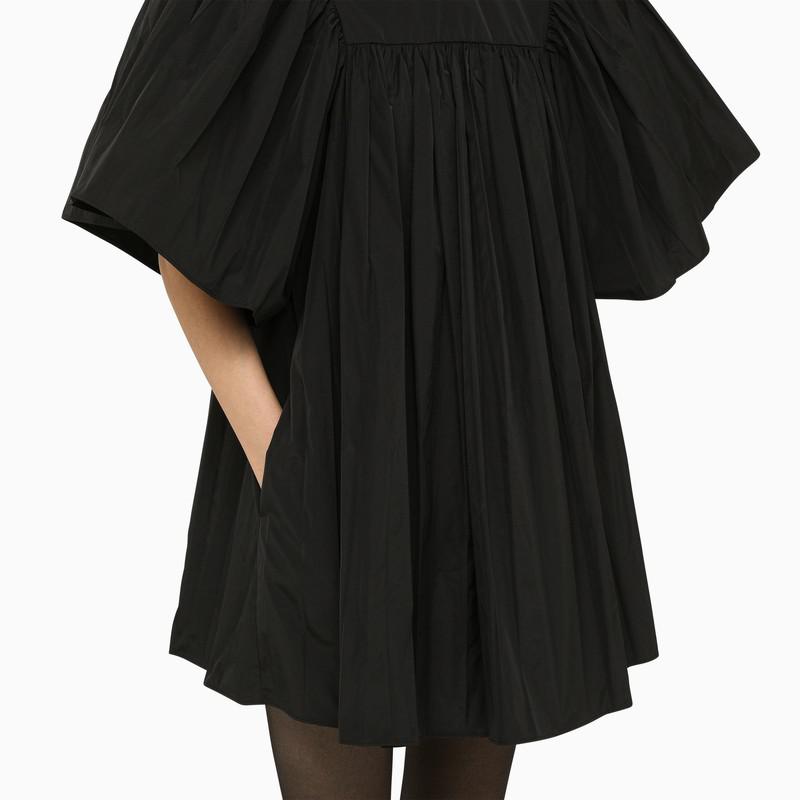 Short black taffeta dress商品第5张图片规格展示