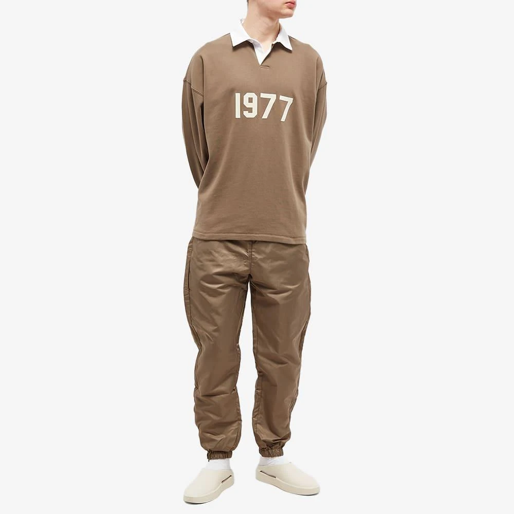 商品Essentials|Fear of God ESSENTIALS Logo Nylon Track Pant - Wood,价格¥673,第4张图片详细描述