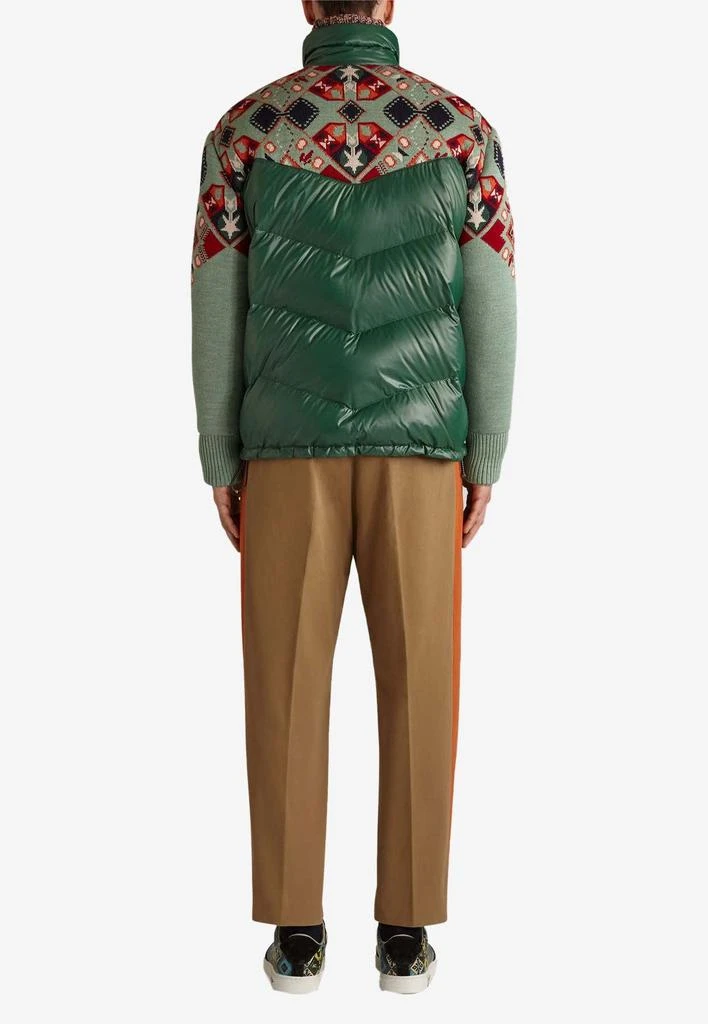 商品ETRO|Down Jacket with Knitted Sleeves,价格¥17100,第2张图片详细描述