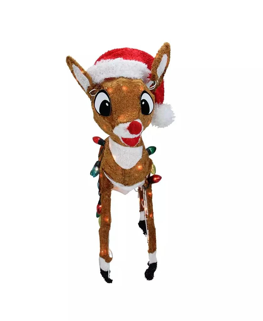 商品Northlight|Pre-Lit Rudolph Nosed Reindeer Christmas Outdoor Decoration,价格¥1077,第3张图片详细描述