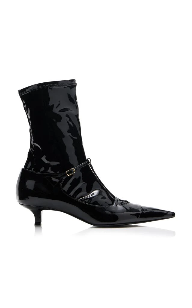 商品The Row|The Row - Cyd Patent Leather Boots - Black - IT 37.5 - Moda Operandi,价格¥6274,第1张图片