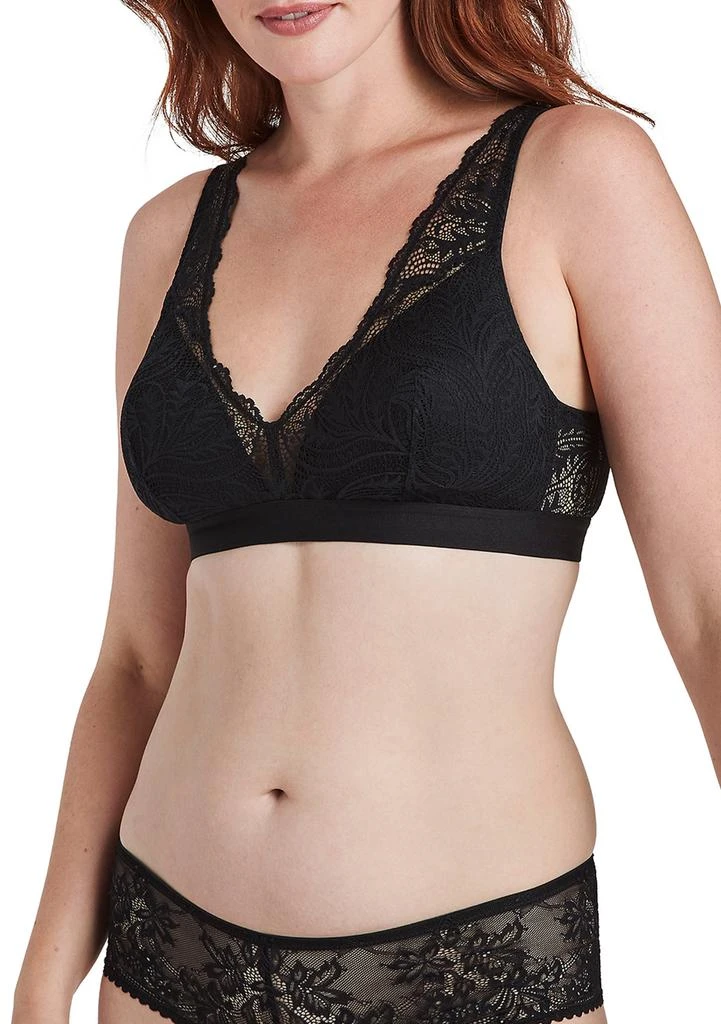 商品Bali|Comfort Revolution® Comfy Glam Scallop Lace Wirefree Bralette,价格¥104,第1张图片