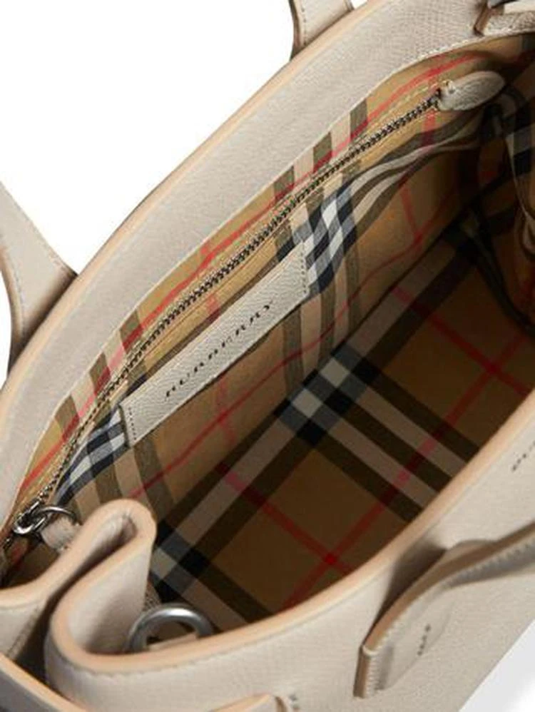 商品Burberry|Burberry - Small Banner Leather Tote,价格¥11116,第2张图片详细描述