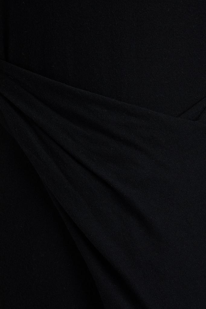 商品Vince|Wrap-effect Lyocell-blend jersey midi dress,价格¥1089,第6张图片详细描述