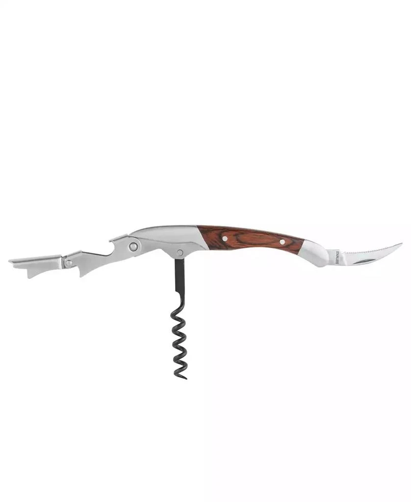 Wood Handle Double-Hinged Waiter's Corkscrew 商品