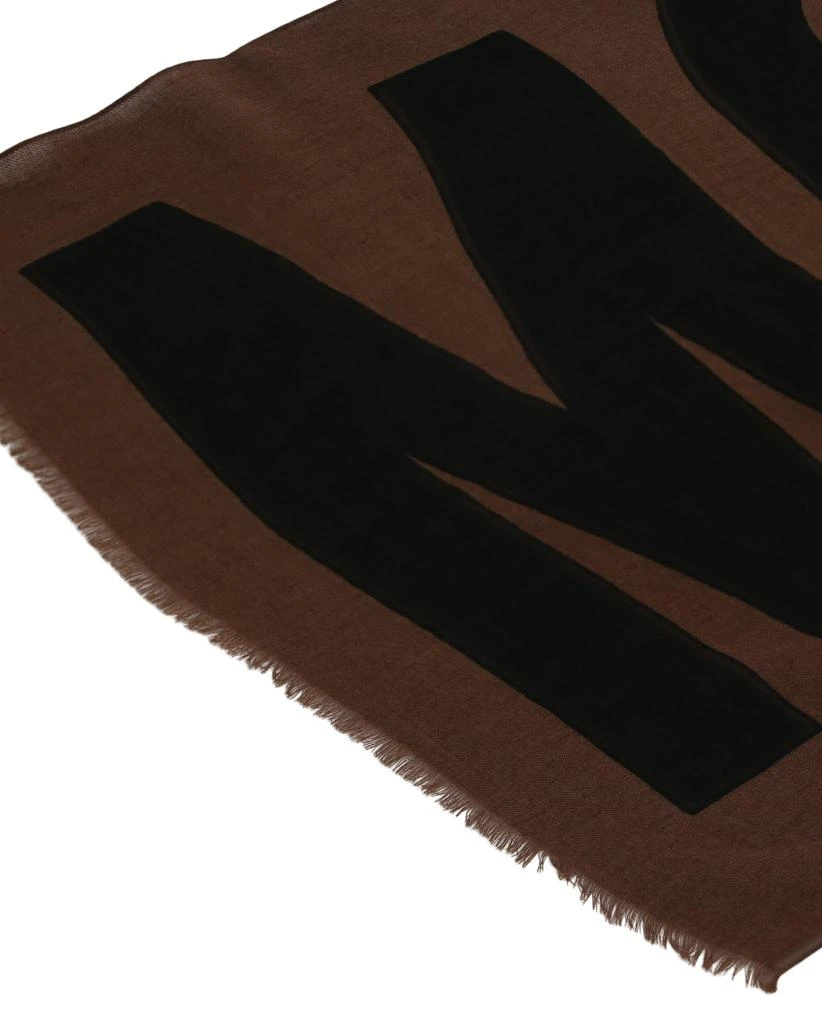 商品Moschino|Logo Print Wool Scarf,价格¥608,第3张图片详细描述