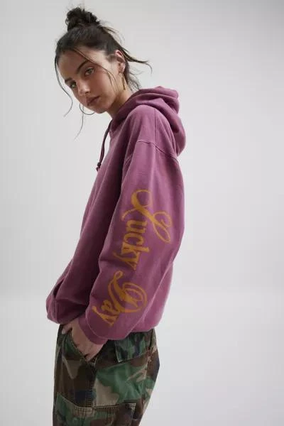 商品Urban Outfitters|Lucky Day Graphic Overdyed Hoodie Sweatshirt,价格¥418,第4张图片详细描述