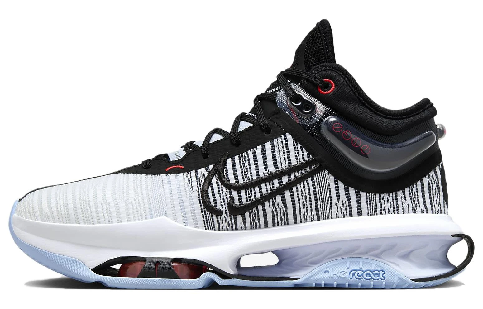 商品[国内直发] NIKE|Air Zoom G.T. Jump 2 EP 透气 圆头系带 减震防滑 低帮 篮球鞋 男款 黑白色,价格¥888,第1张图片