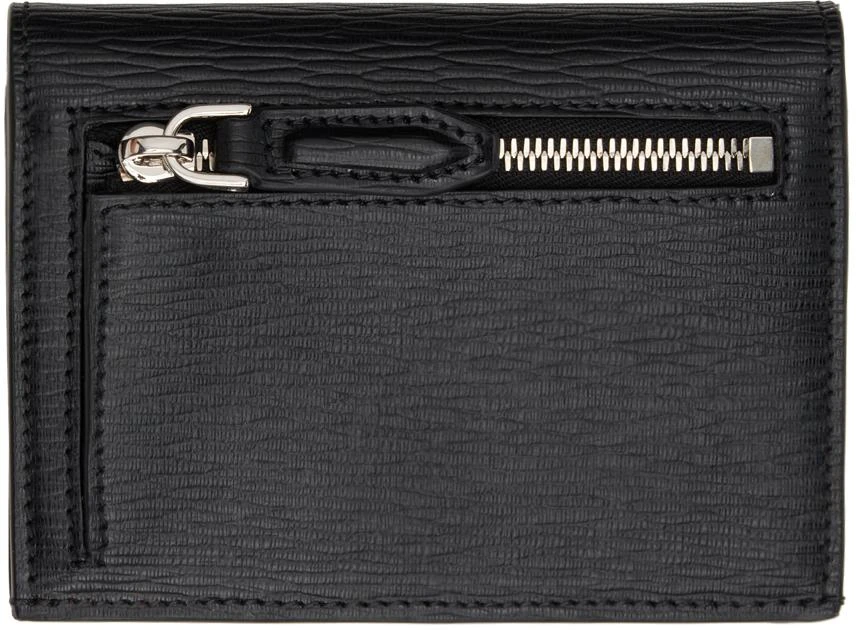 商品Salvatore Ferragamo|Black Gancini Card Holder,价格¥2351,第2张图片详细描述