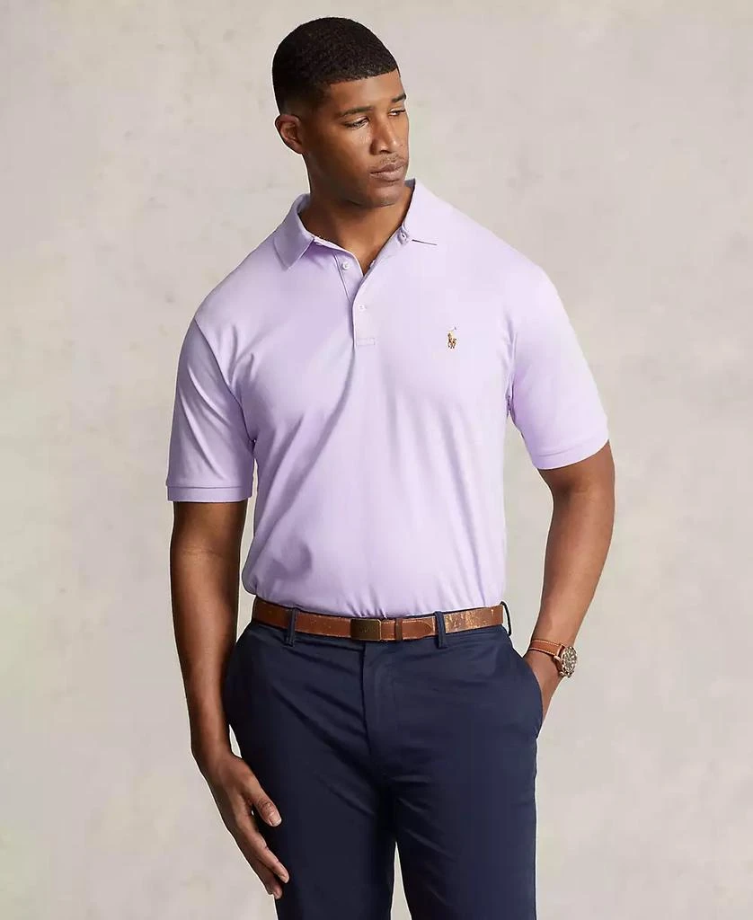 商品Ralph Lauren|Men's Big & Tall Soft Cotton Polo Shirt,价格¥607,第1张图片