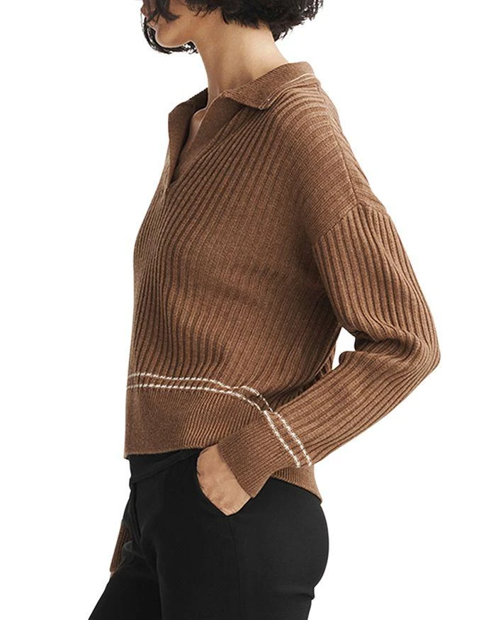 商品Rag & Bone|Monti Merino Wool Polo Sweater,价格¥795,��第3张图片详细描述