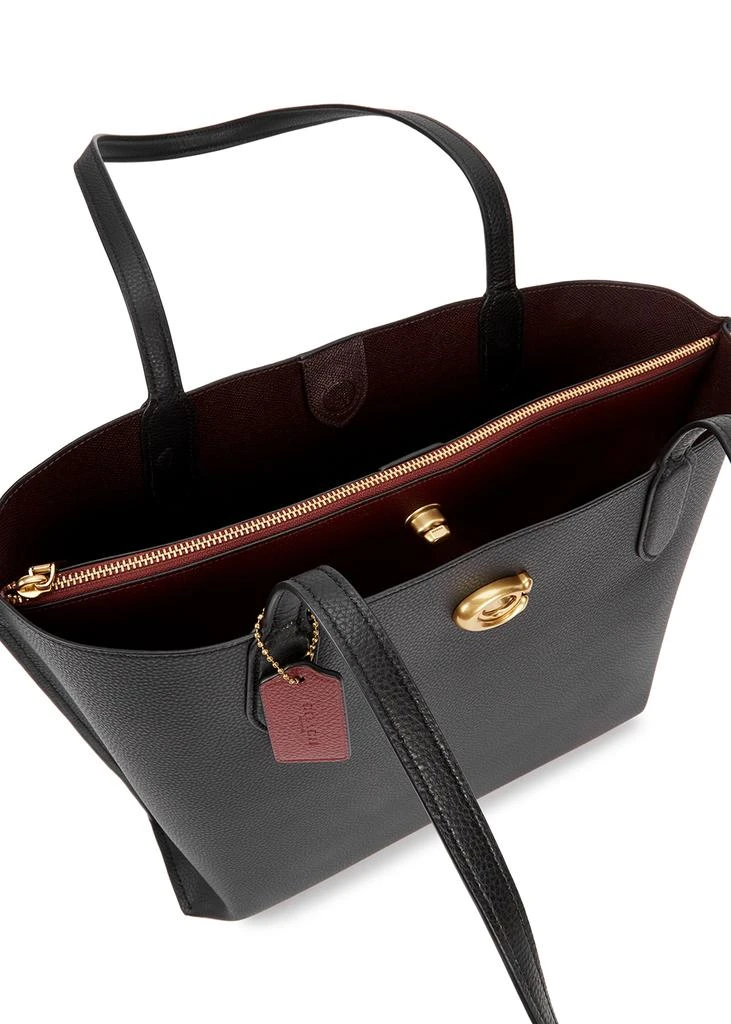 商品Coach|Willow black grained leather tote,价格¥3218,第4张图片详细描述